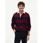 Tommy Hilfiger Sweatshirt 'ESSENTIAL' navy / baga / branco