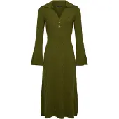 Salsa Jeans Vestido Midi De Manga Comprida 21011656