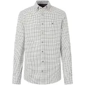 Hackett London para homem. HM3010854 Camisa Flannel Check verde (M), Casual, Algodão, Manga comprida