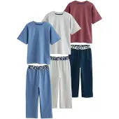 Next Pijama navy / azul claro / cinzento claro / bordeaux