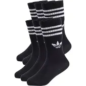 Adidas Originals Meias Crew 3 Stripes 6 Pares