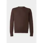 BOSS Pullover 'H-Leno-L' castanho