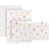 cambrass Lençol De Berço Ajustável Calma 70x140x1 Cm 3 Unidades