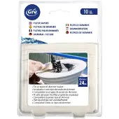 Gre Accessories Filtro De Skimmer 10 Unidades