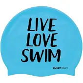 Buddyswim Touca De Natação Live Love Swim Silicone