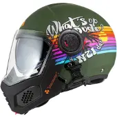 Nzi Capacete Modular Minimod Duo Rainbow