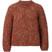 Rich & royal Pullover vermelho ferrugem