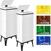 Wellhome Caixas De Lixo Inteligentes 60l 2 Unidades