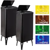 Wellhome Caixas De Lixo Inteligentes 60l 2 Unidades