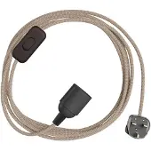 Creative Cables Porta-lâmpada Com Cabo Snakebis Shade Ready E14