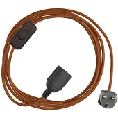 Creative Cables Porta-lâmpada Com Cabo Snakebis E14