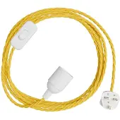 Creative Cables Porta-lâmpada Com Cabo Snakebis Twisted E14