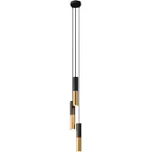 Creative Cables Luminária Pendente Sem Lâmpada Spider 3-fall Double Tub-e14