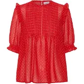 Saint tropez Blusa 'Sabatina' vermelho