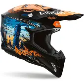 Airoh Wraaap Gear Capacete Mate/Preto/Laranja M