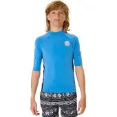 Rip Curl Rash Guard Manga Curta Icons Uv Brushed