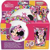 Stor Conjunto Infantil Micro Minnie Flores Vibrantes 5 Peças