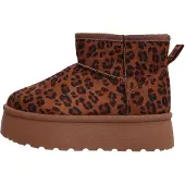 Hailys Botas castanho de castanha / conhaque / preto