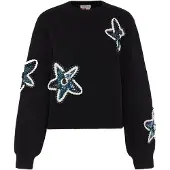 IZIA Pullover azul / preto / branco