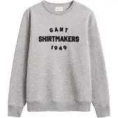 Gant Sweatshirt cinzento / preto