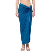 Sundek Sarongue Pareo Skirt In Lycra