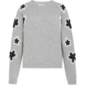 Usha Pullover ecru / cinzento claro / preto