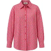 KAVAZI Blusa azul claro / borgonha