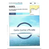 PLASTIMO Cartas Marítimas De Bonifacio Shom 7024 L