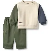 Wheat Fato de jogging 'Elliot' navy / oliveira / branco lã