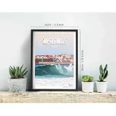 Awesome Maps Poster Dream Spot Surf Supertubos