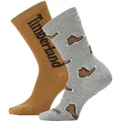 Timberland Meias Crew All Over Print Boot 2 Unidades