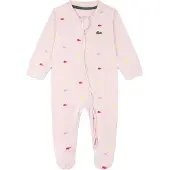 Lacoste Kids Macacão De Manga Comprida Footed Croco Print