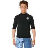 Rip Curl Rash Guard Manga Curta Icons Uv Brushed