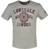 Lonsdale Camisa 'Murrister' castanho escuro / acinzentado