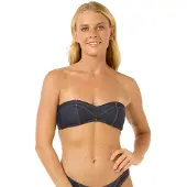 Rip Curl Top De Biquíni Dalias Denim Bandeau
