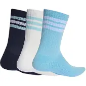 Adidas Meias de desporto 'Ess' azul claro / azul escuro / branco