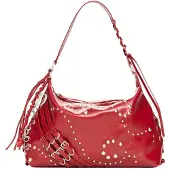 Desigual , Bolsa efeito pele média, Mulher, Poliuretano, Vermelho, U