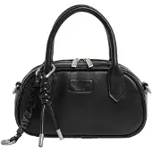 Pepe Jeans para mulher. PL0300199 Bolsa Minibawly Cherry preta (OSFA), Preto, Casual, Poliuretano
