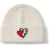 Zwillingsherz Gorros bege claro / vermelho / preto / offwhite
