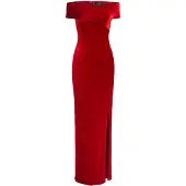 Ralph Lauren Vestido de festa 'LUXE' vermelho sangue