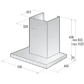 Gorenje Exaustor Decorativo Wht66236b
