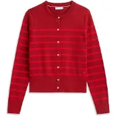 Tommy Hilfiger Casaco de malha vermelho / vermelho escuro