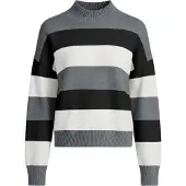 Imily Bela Pullover cinzento escuro / preto / branco