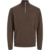 JJ REBEL Pullover 'JREBBIRCH' castanho