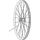Zipp Raio Cx-ray J-bend External With Titanium Washers 3 Unidades