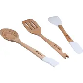 Bergner Conjunto De Utensílios De Cozinha Naturally 3 Peças