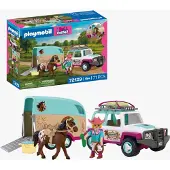 Playmobil Figura Jeep Horse Trailer