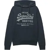 Superdry Sweatshirt 'CLASSIC' marinho / cinzento