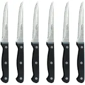 Supreme Conjunto De Facas Serrilhadas 11 Cm 6 Peças