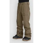Volcom - Calças ski - Roan 20K Pant Teak para Homem - Tamanho L - Caqui